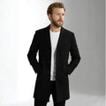 Men’s Black Blend Tailored Coat | Ciara Wear